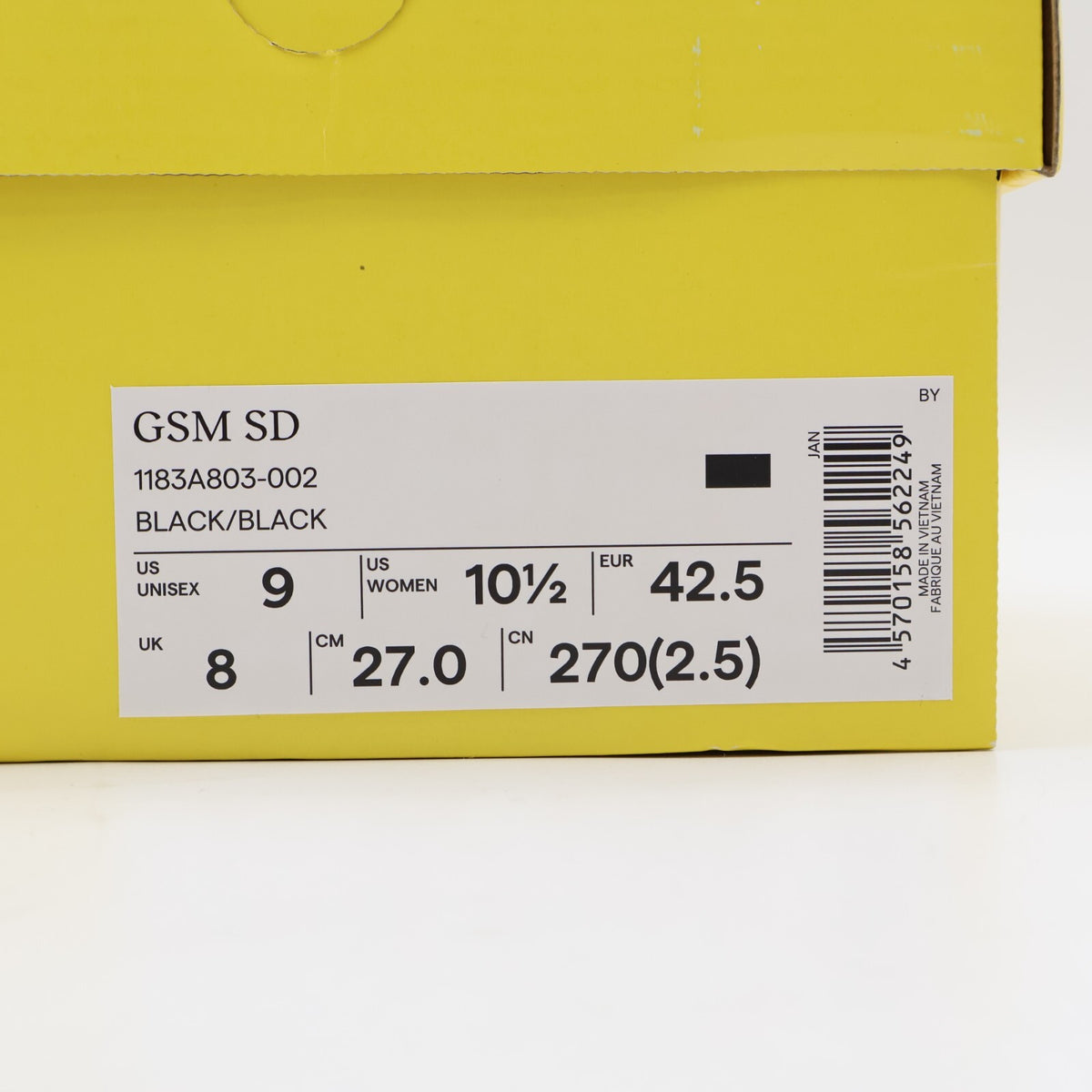 1183A803-002 Onitsuka Tiger GSM SD Black Black (Men's)