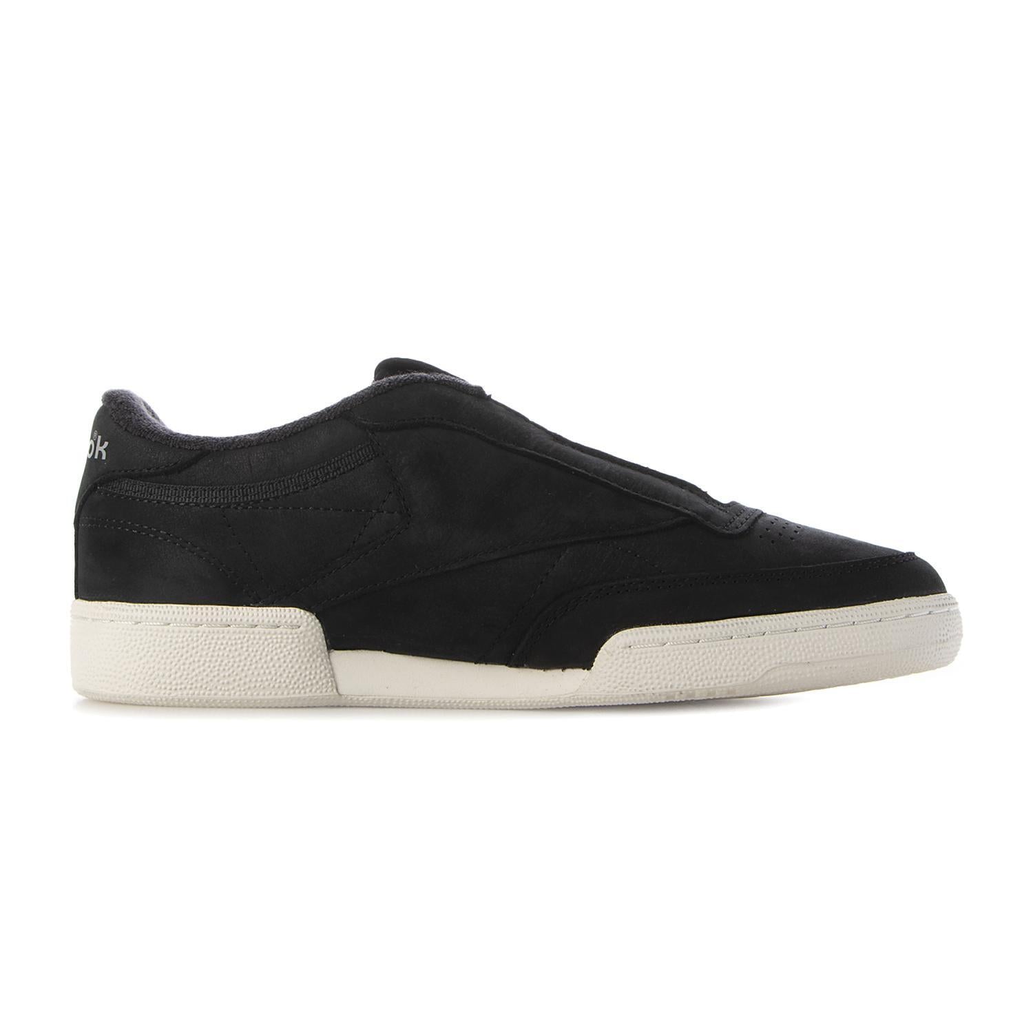 100218233 White Mountaineering Reebok Club C 85 Black Chalk Grey (Men's)