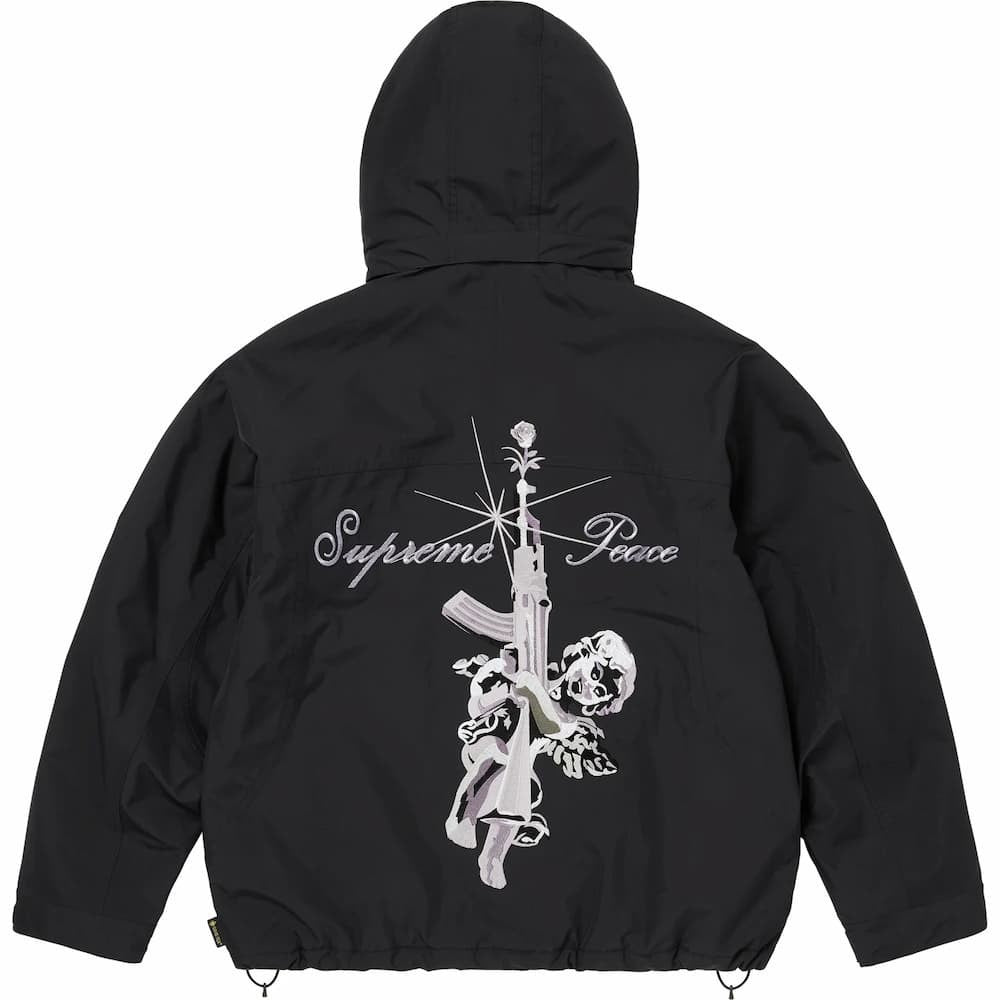 Supreme AOI Gore Tex Hooded Jacket Black