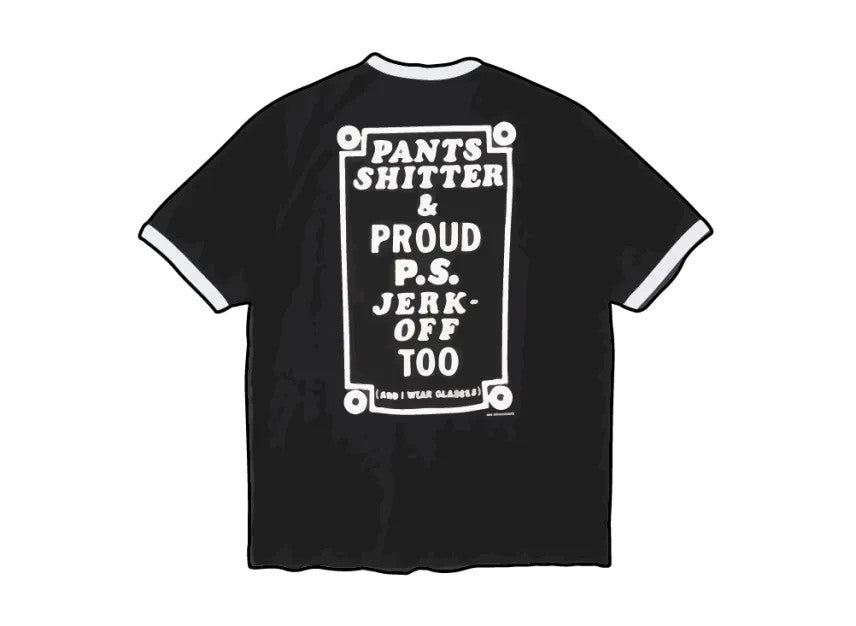 Supreme x Mike Kelley Ringer Tee "Black"