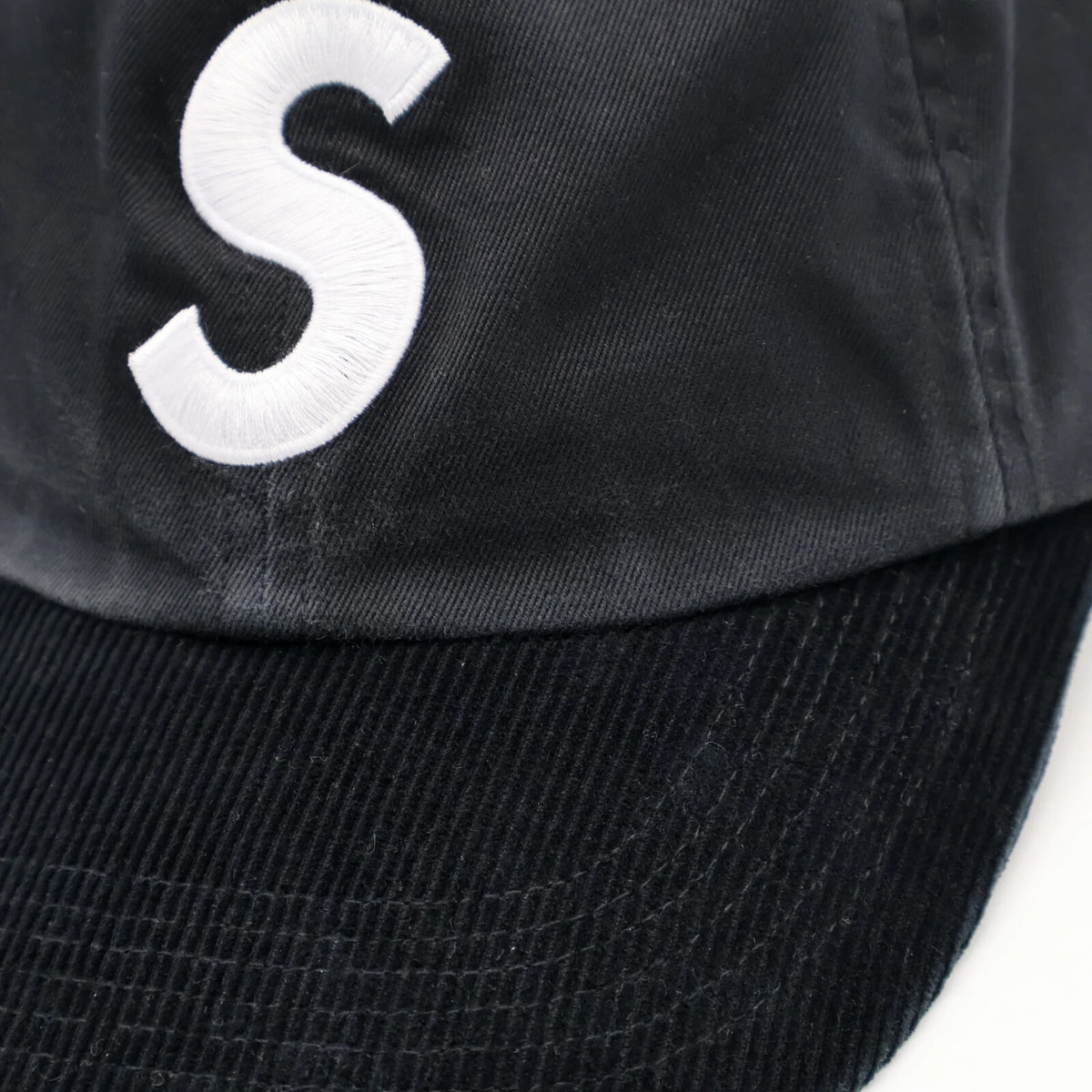 Supreme 2-Tone S Logo 6-Panel Black