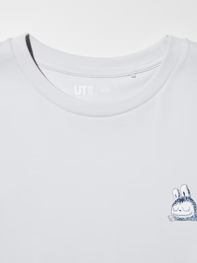 Uniqlo POP MART THE MONSTERS (LABUBU) UT Women'S  Light Grey