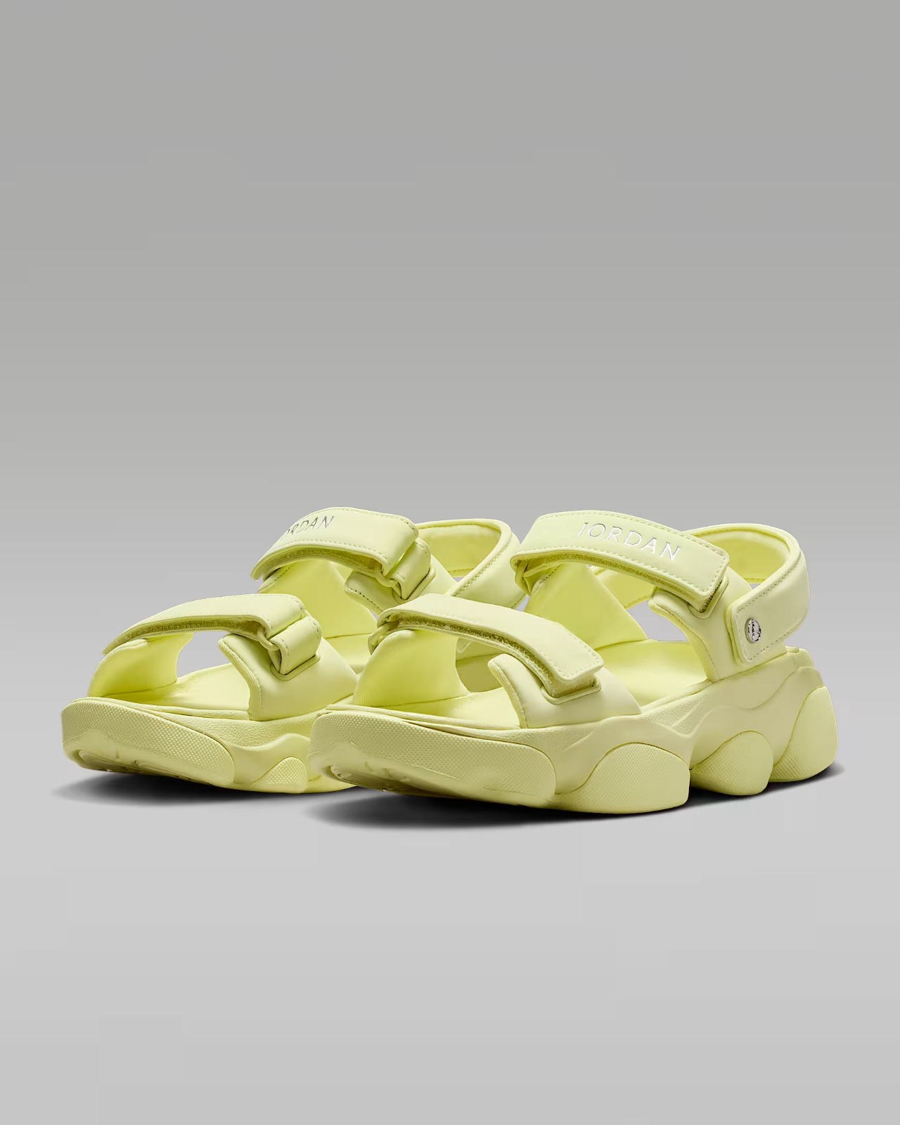 FN5036-302 Nike Jordan Deja Sandal Luminous Green Metallic Silver (Women's)