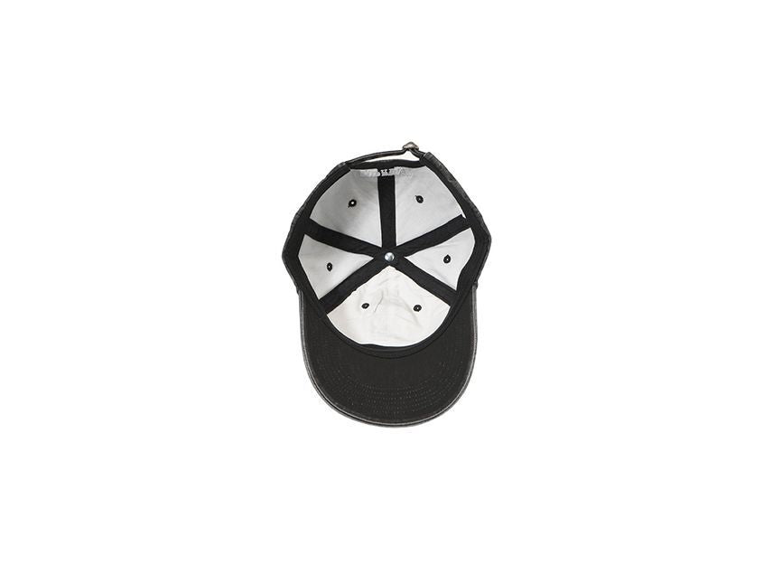 Supreme Pigment Coated S Logo 6-Panel Black