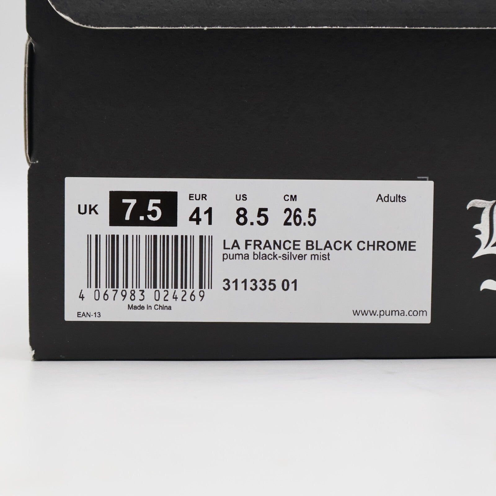 311335-01 LaMelo Ball Puma LaFrance Black (Men's)