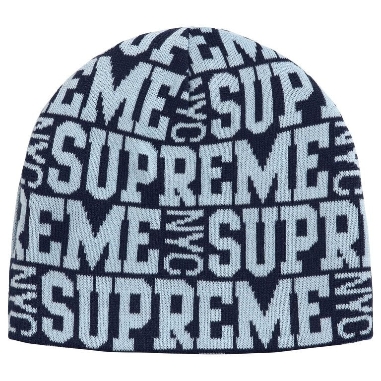 Supreme Reversible Camo Beanie Navy