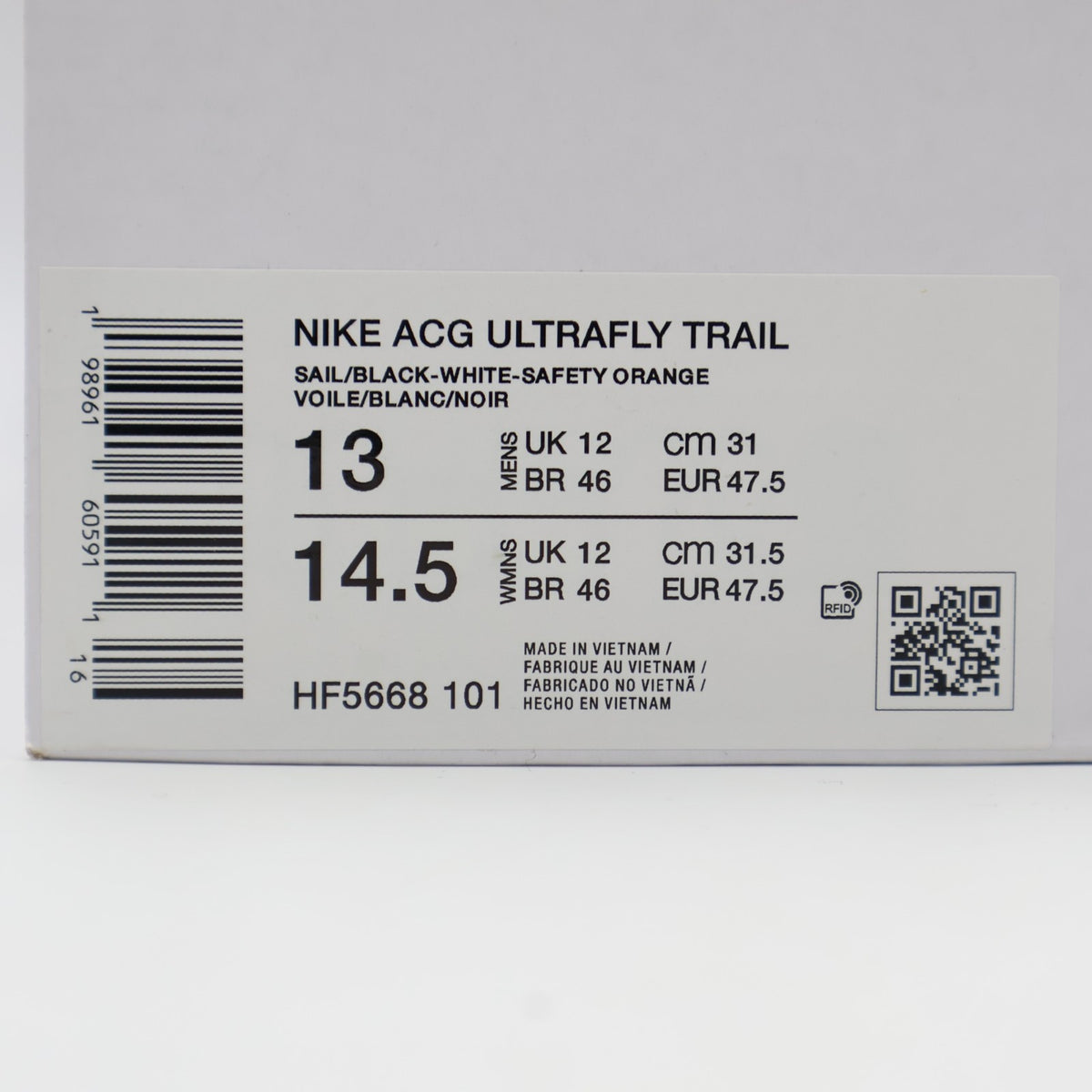 HF5668-101 Nike ACG Ultrafly Trail Sail Safety Orange (Men's)