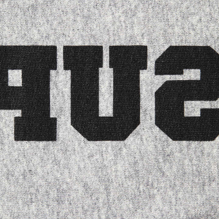 Supreme Reverse Hooded Sweatshirt Heather Grey