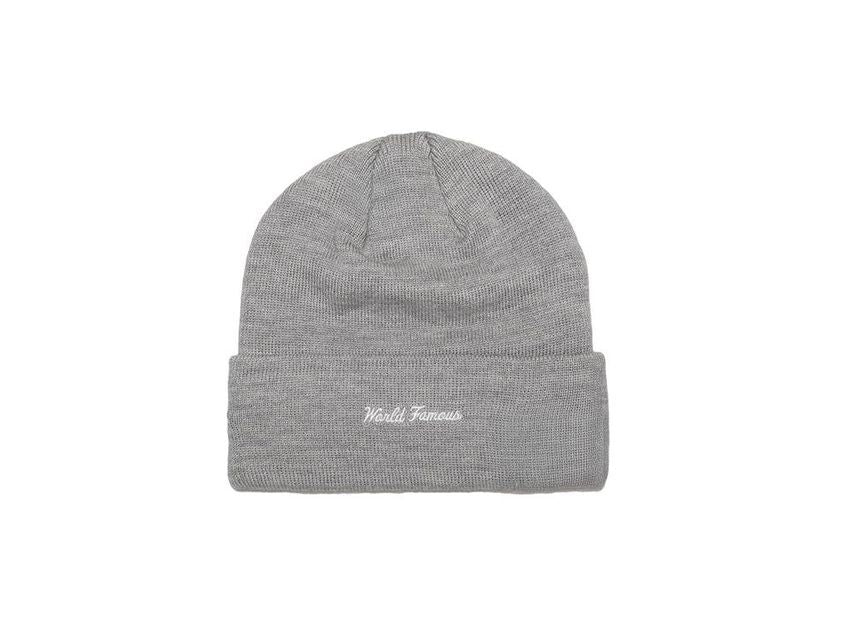 Supreme New Era Box Logo Beanie Heather Grey 24FW