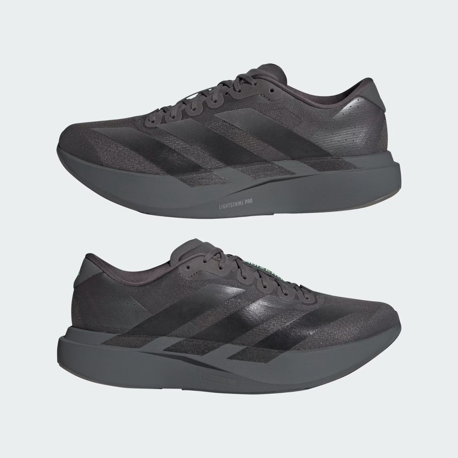 KJ1364 adidas adizero Evo SL Grey Five Core Black Lime Burst (Men's)