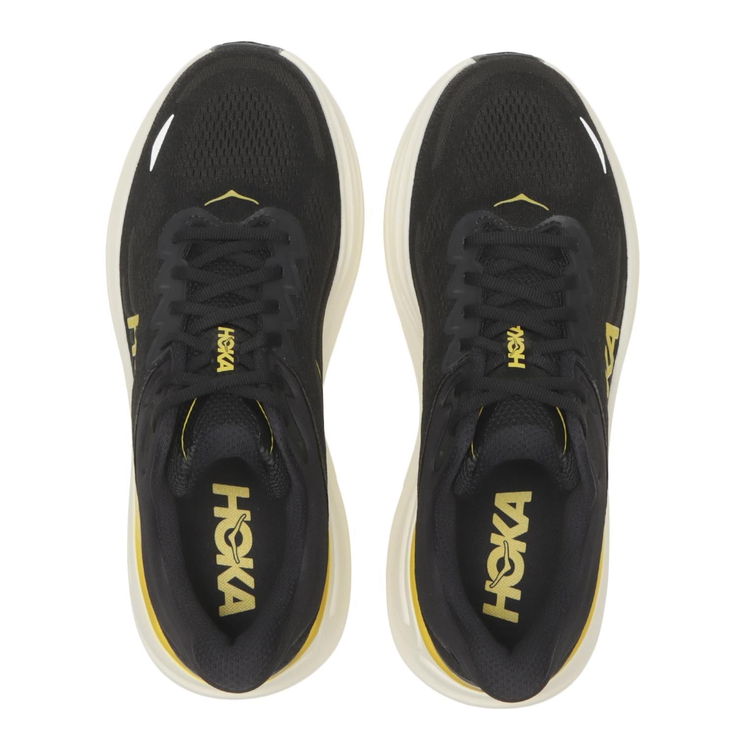 1162011-CWG Hoka BONDI 9 "CARBON BLACK/YELLOW GOLD" (Men's)