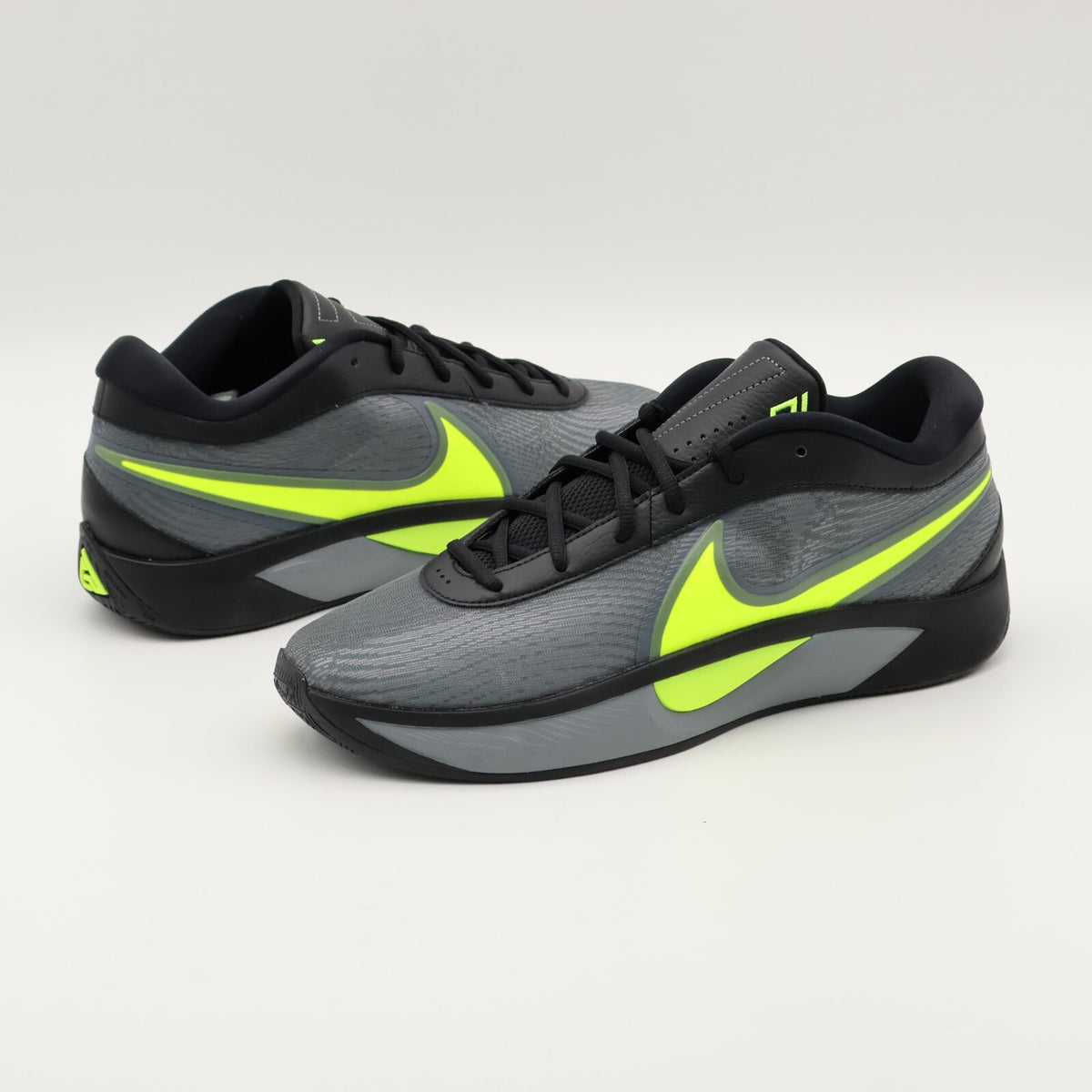 FJ7807-001 Nike Giannis Freak 6 Vibrancy Black Cool Grey Stadium Green (Men's)
