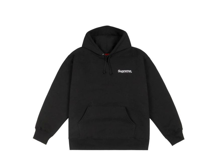 Supreme Worldwide Hooded Sweatshirt Black