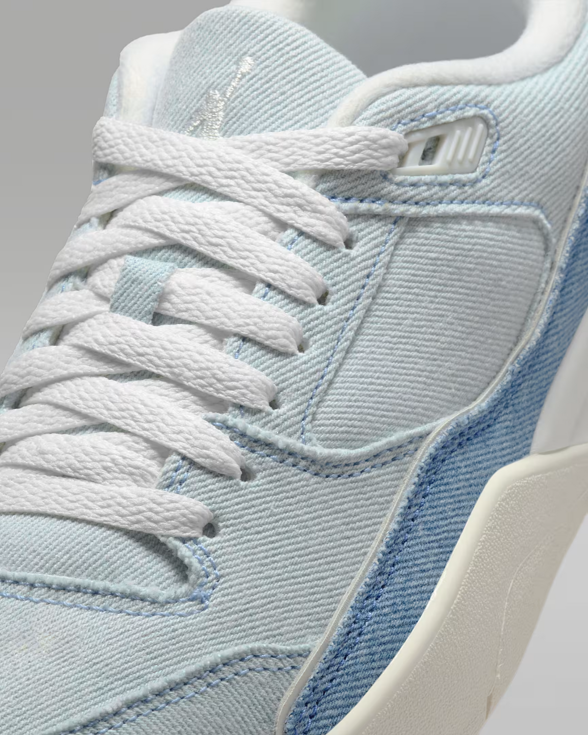 IB4414-100 Nike  Jordan Flight Court SE Sail Worn Blue Gum Light Brown (Women's)