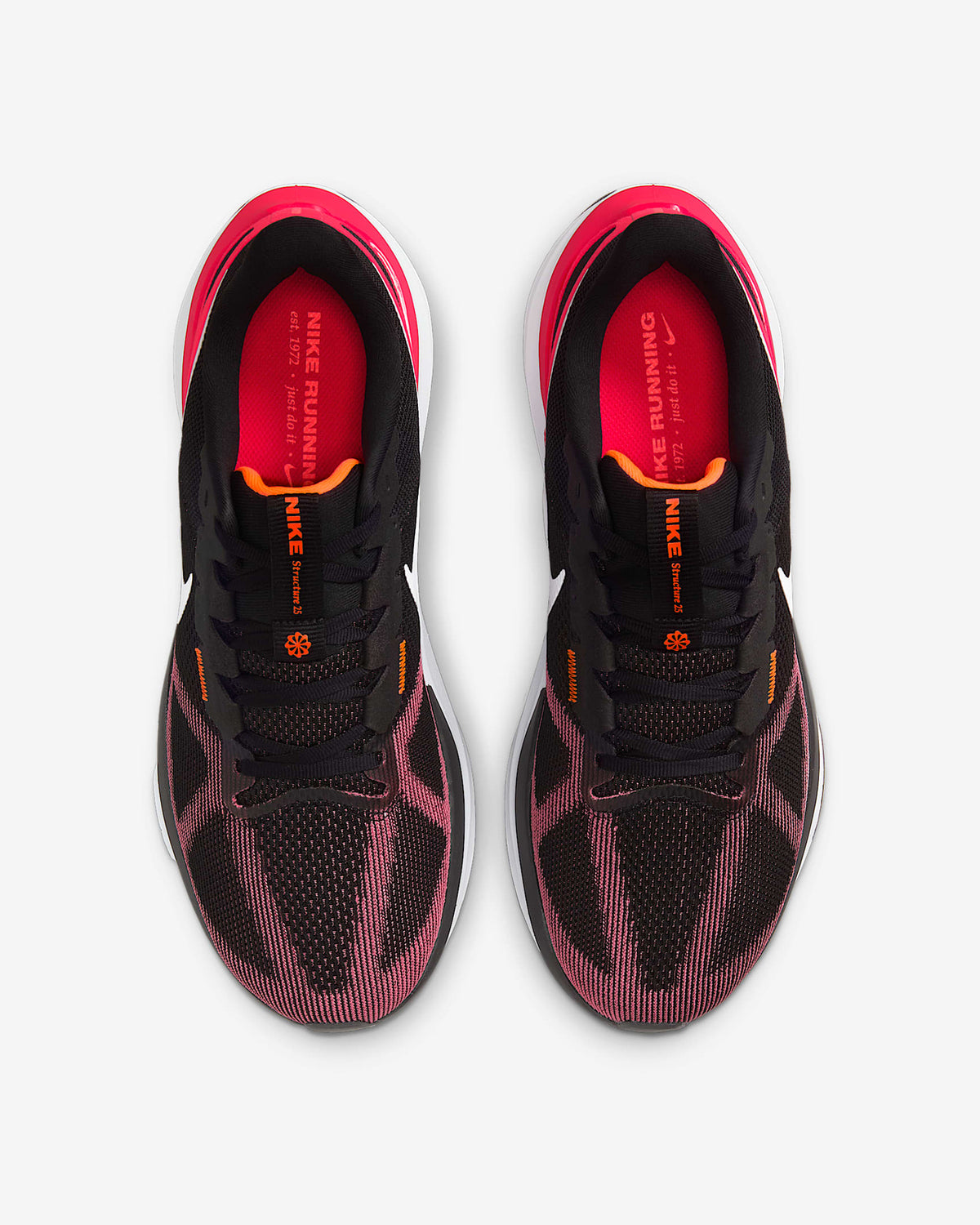DJ7883-014 Nike Structure 25 Black University Red Hyper Crimson White (Men's)