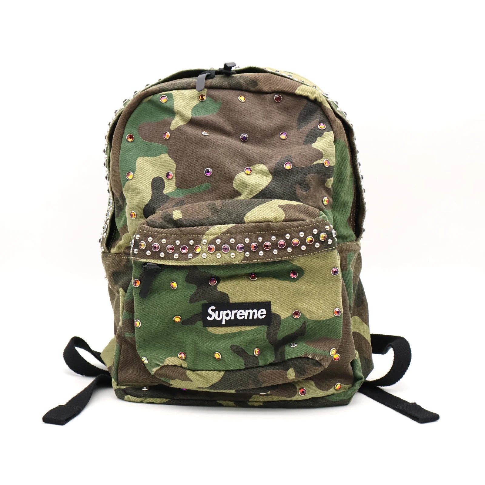 Supreme b.b. Simon Denim Backpack Woodland Camo