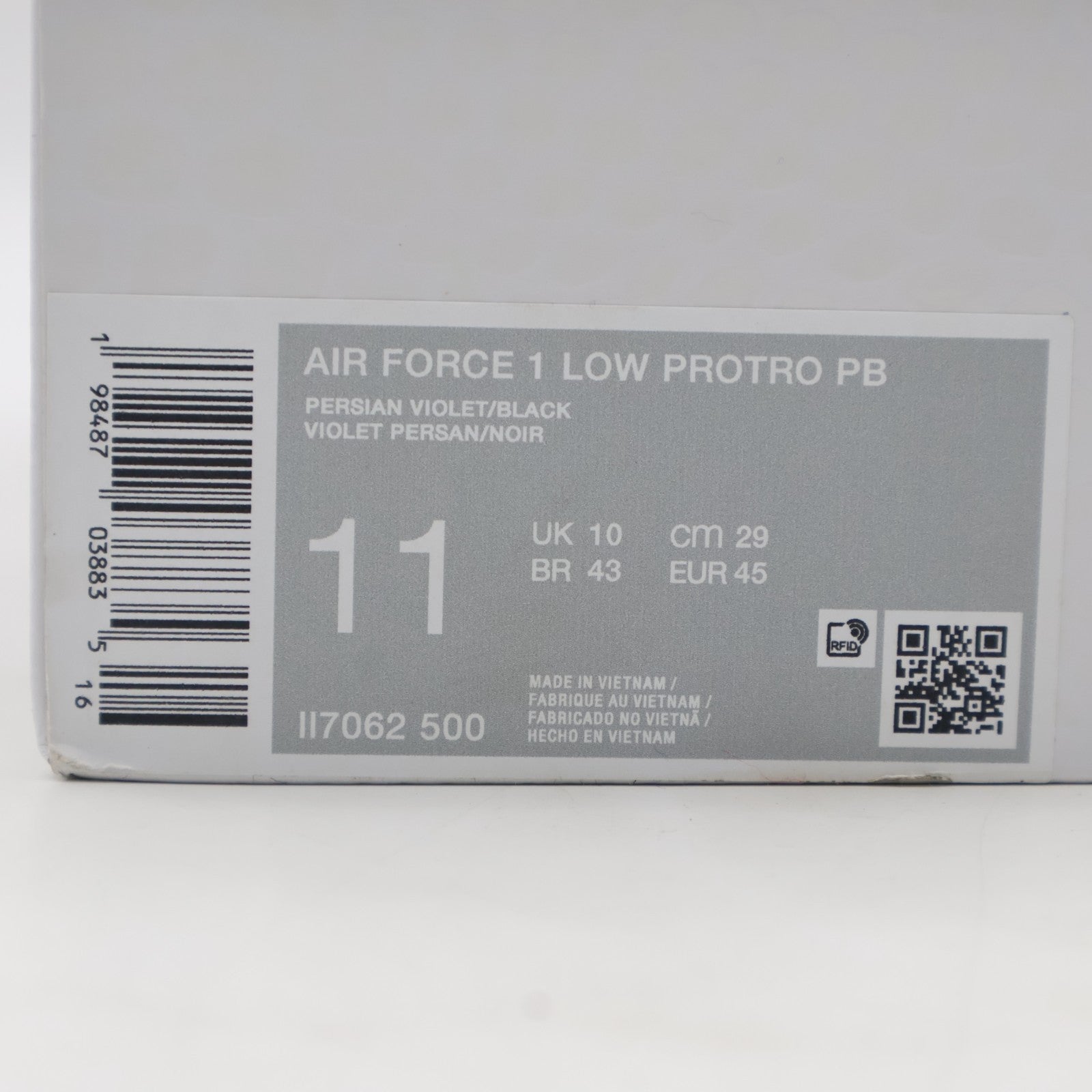 II7062-500 FC Barcelona Kobe Bryant Nike Air Force 1 Low Protro Persian (Men's)