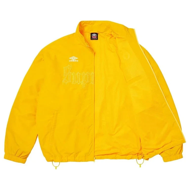Supreme x Umbro Rhinestone Track Jacket Yellow