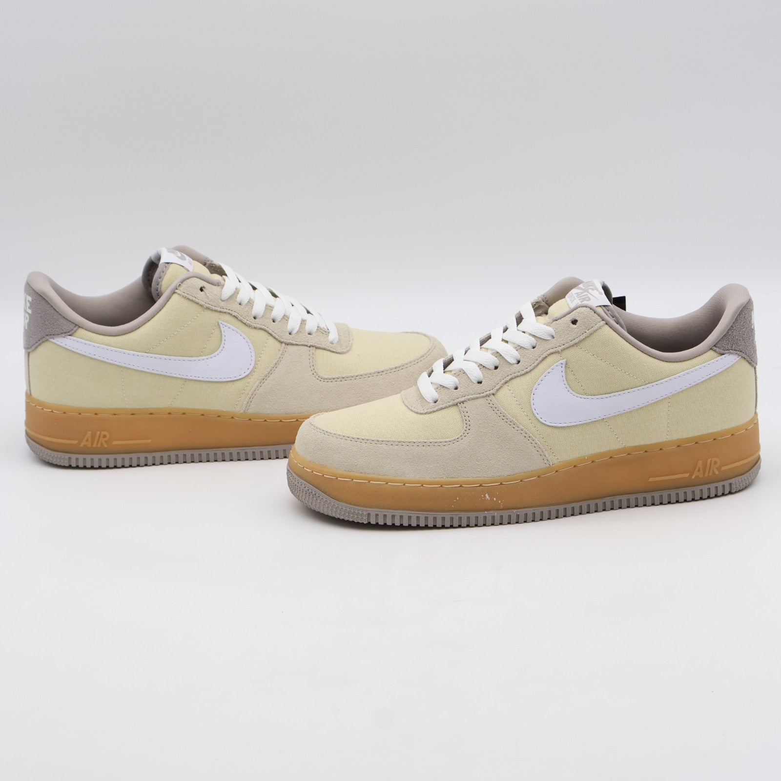 HV4306-234 Nike Air Force 1 â07 Light Khaki Gum Yellow College Grey (Women's)