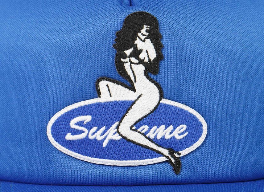 Supreme Pin Up Mesh Back 5-Panel Royal