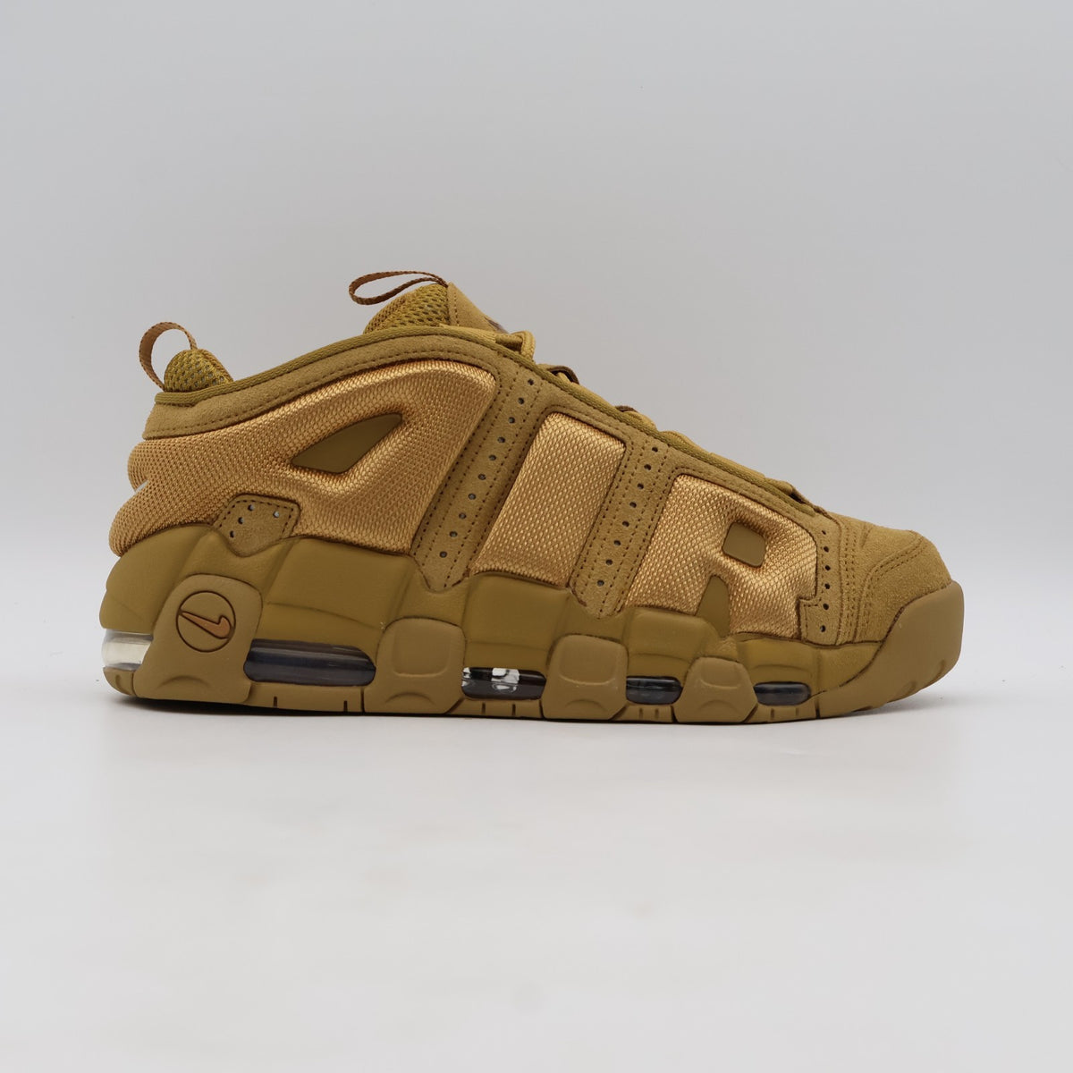 IM6649-700 Nike Air More Uptempo Low Wheat Flax (Men's)