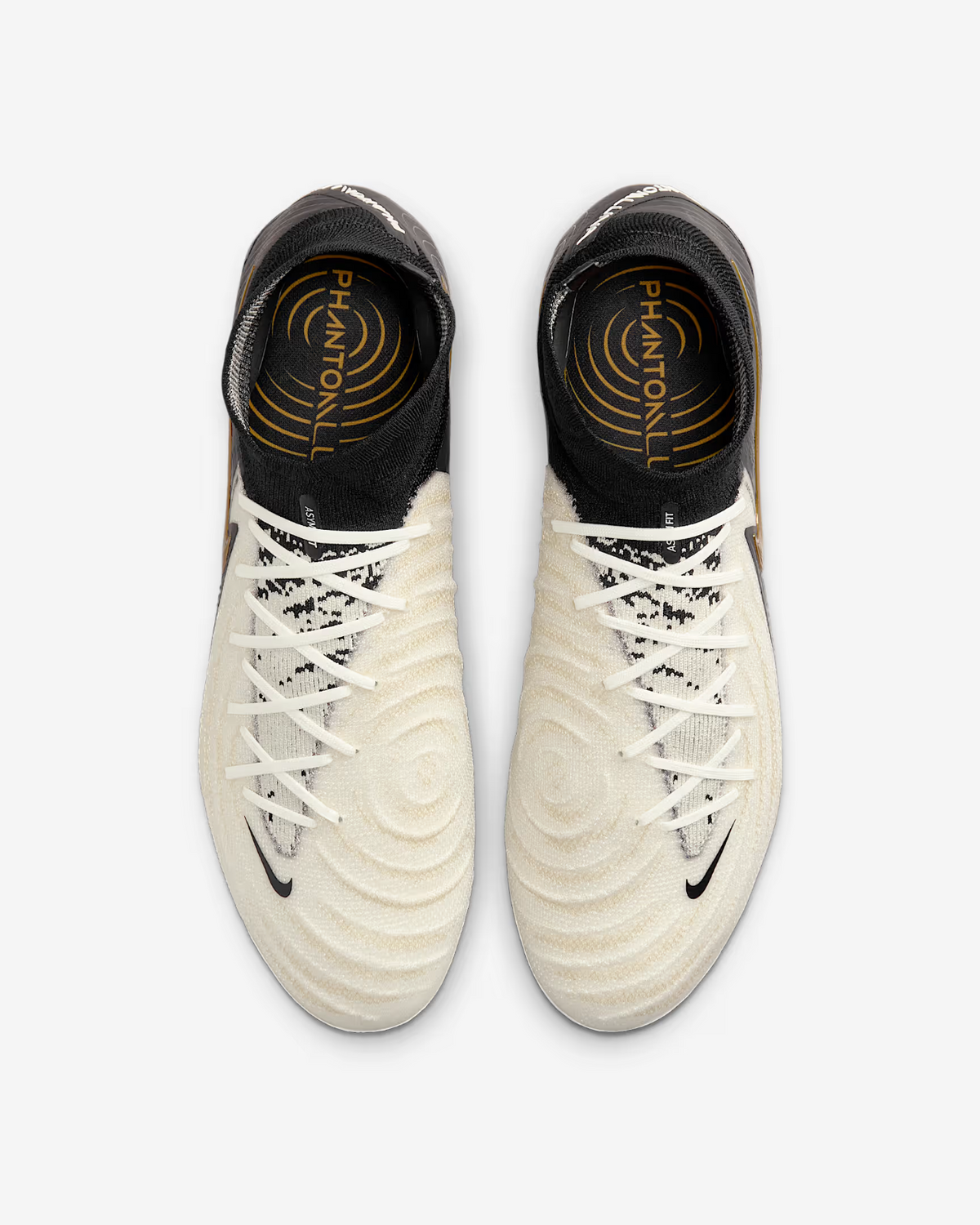 FJ2572-100 Nike Phantom Lunar 2 Elite White Metallic Gold Coin Black (Men's)