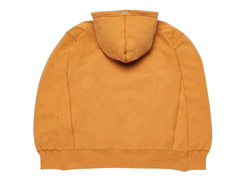 Supreme Box Logo Hooded Sweatshirt Light Mustard (21FW)
