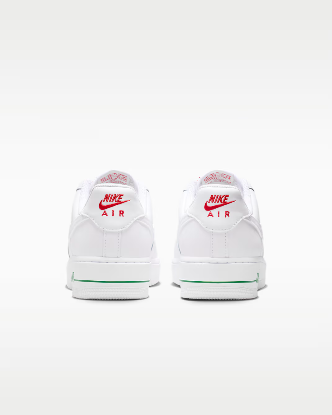 IF0498-100 Nike Air Force 1 Low '07 SE White Sport Red Pine Green (Women's)