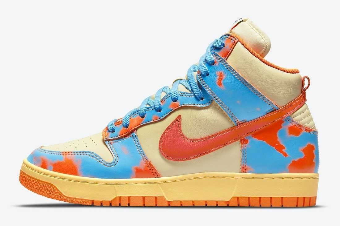 DD9404-800 Nike Dunk High 1985 SP "Orange Acid Wash" (Men's)