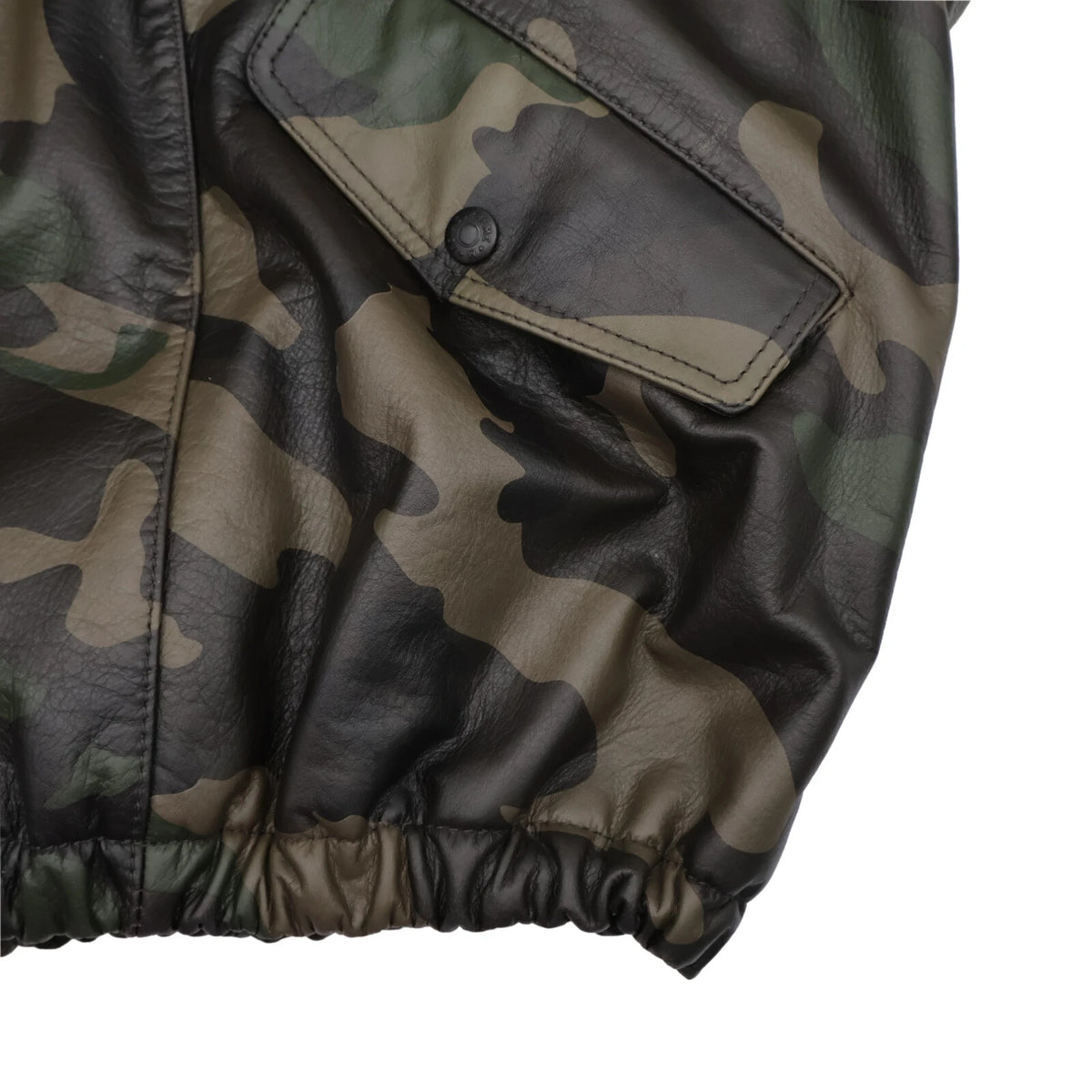 Supreme Marithe Francois Girbaud Hooded Leather Flight Bomber Jacket Camo