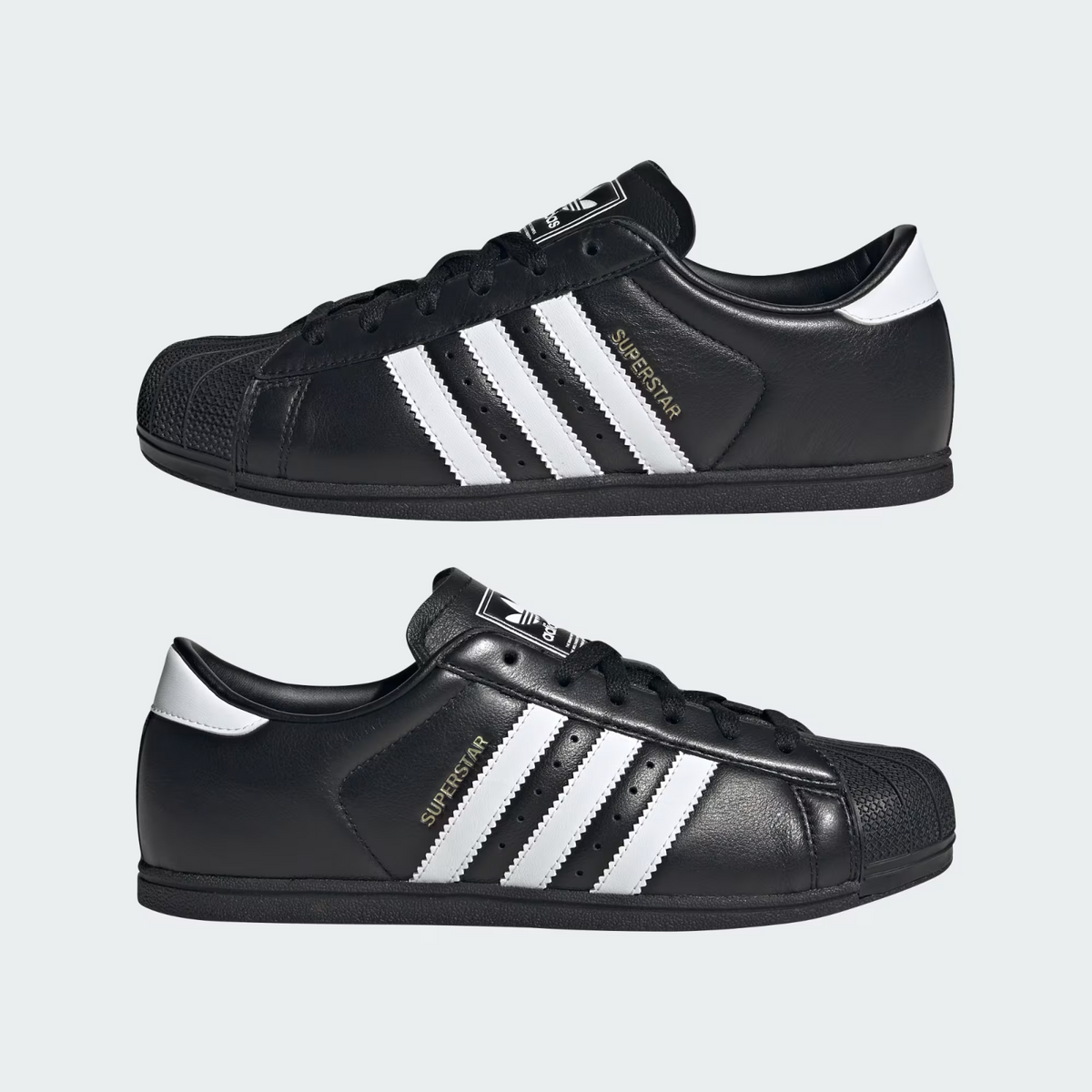 KI6824 adidas Superstar Lo Pro Core Black Cloud White (Women's)