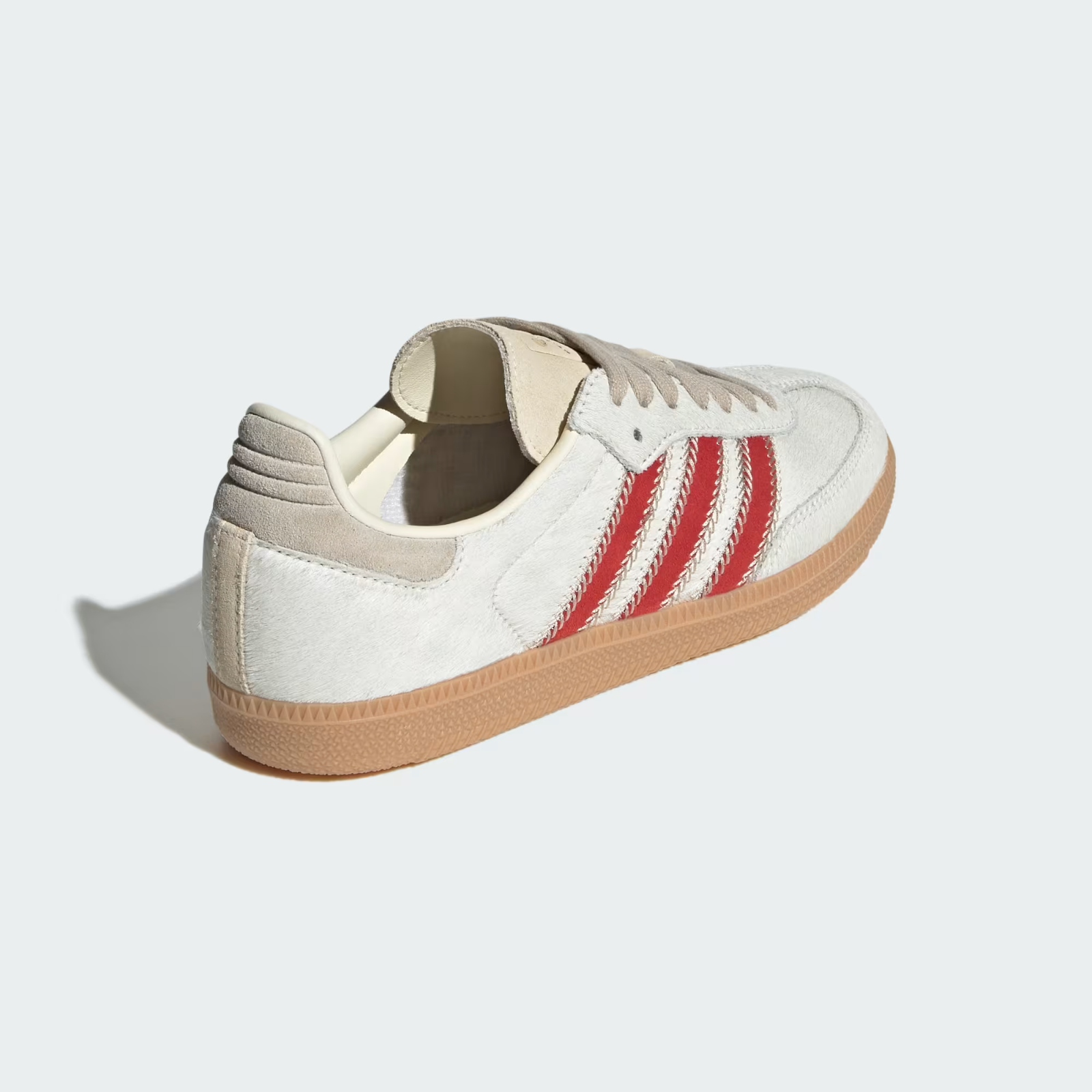 JS3935 adidas Originals Samba OG Wonder Beige Cream White Better Scarle (Women's