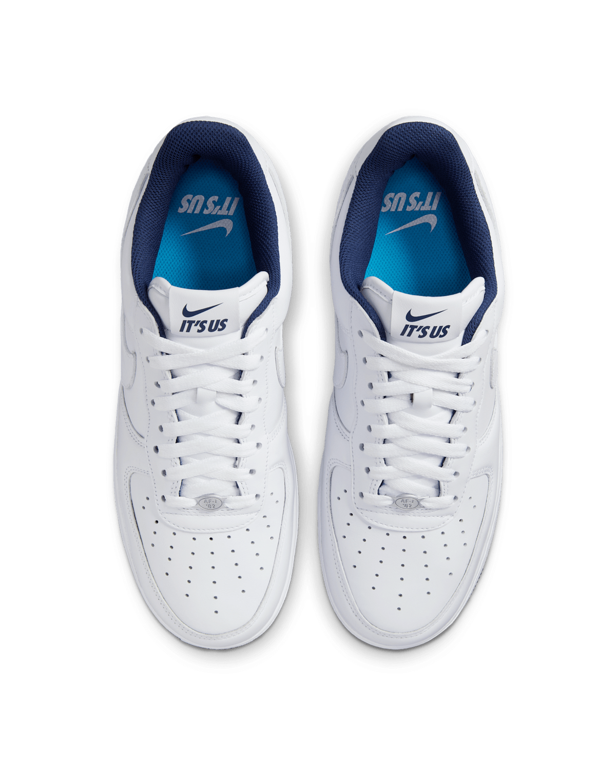 IB5720-100 Lil Yachty Nike Us Force 1 Air Force 1 Low White and Midnight (Men's)