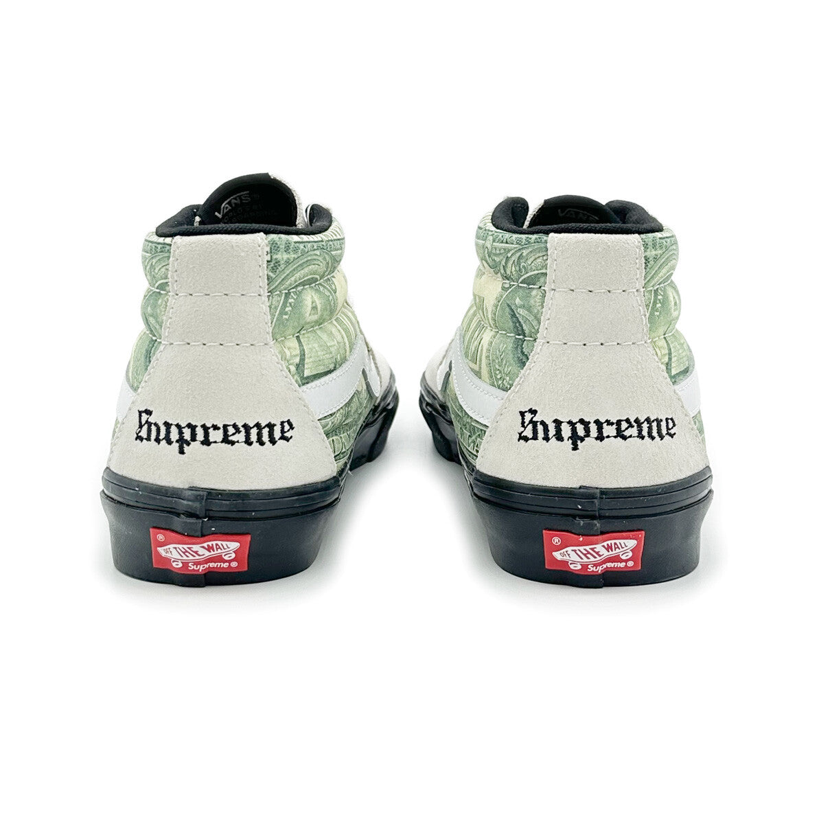 SUP-VANS-23SS-SGM-W Supreme Ã Vans Doller Skate Grosso Mid White