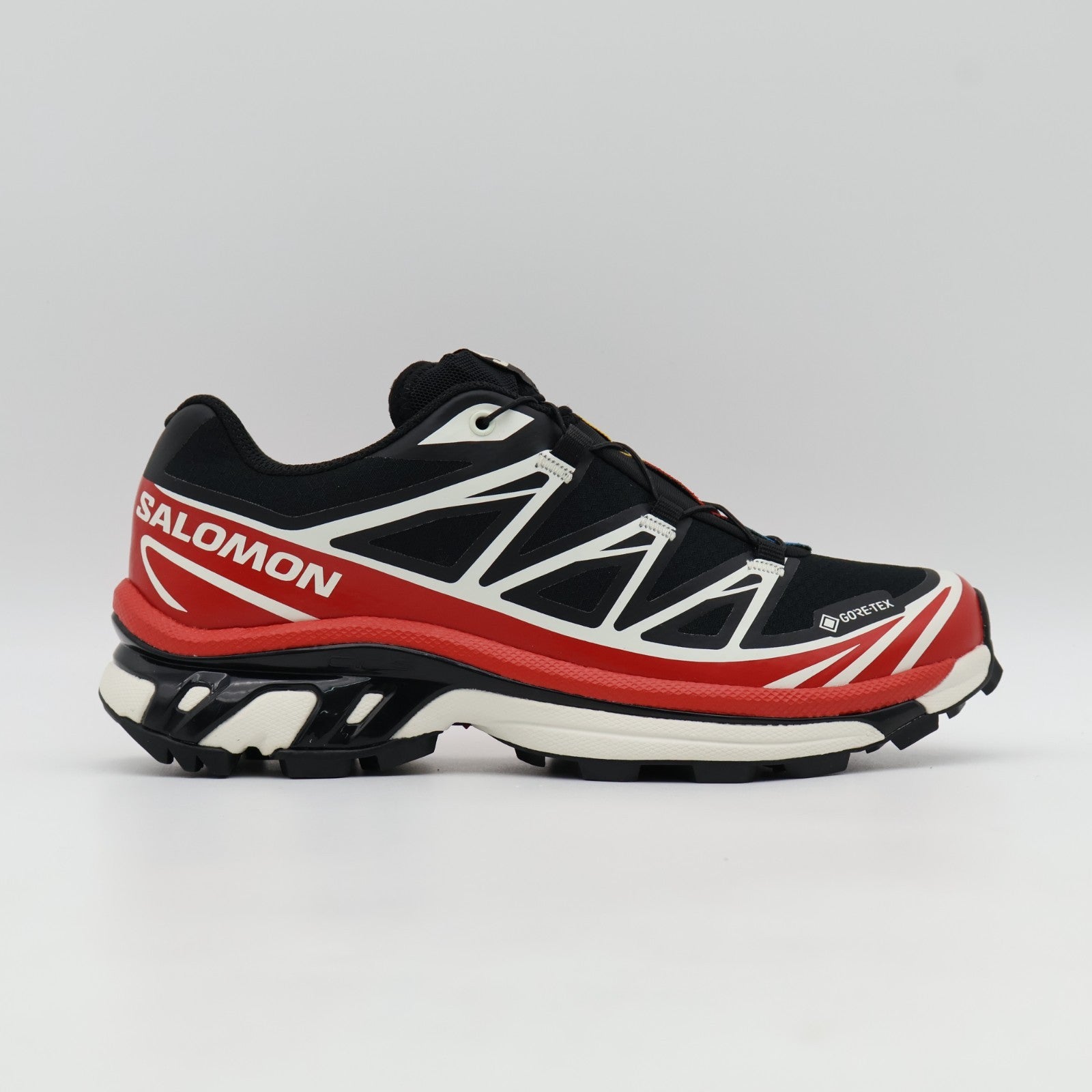L47974900 Salomon XT-6 GORE-TEX Black Flame Scarlet Vanilla Ice (Men's)