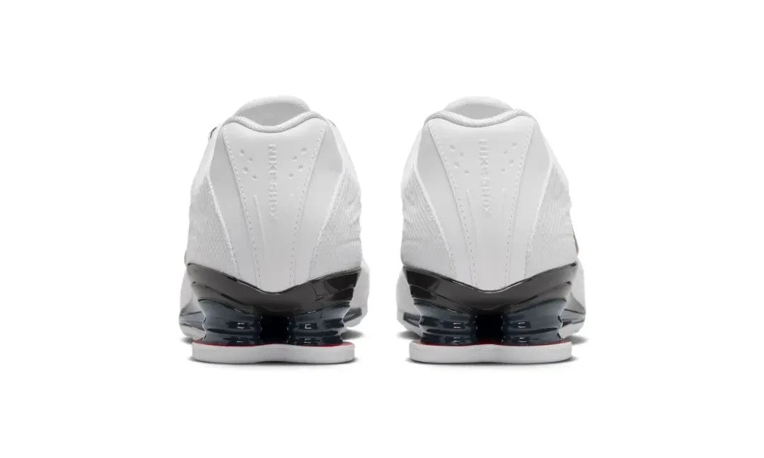 HQ7540-100 Nike Shox Z White Varsity Red Dark Charcoal Metallic Gold (Women's)