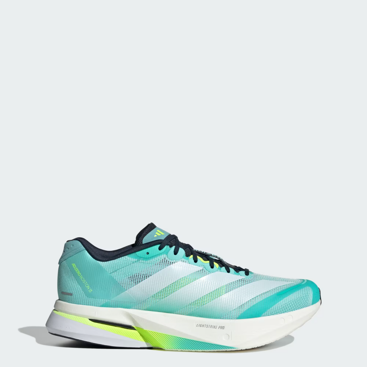 JS4945 adidas Adizero Boston 13 Blue/Cloud White/Lucid Lemon (Men's)