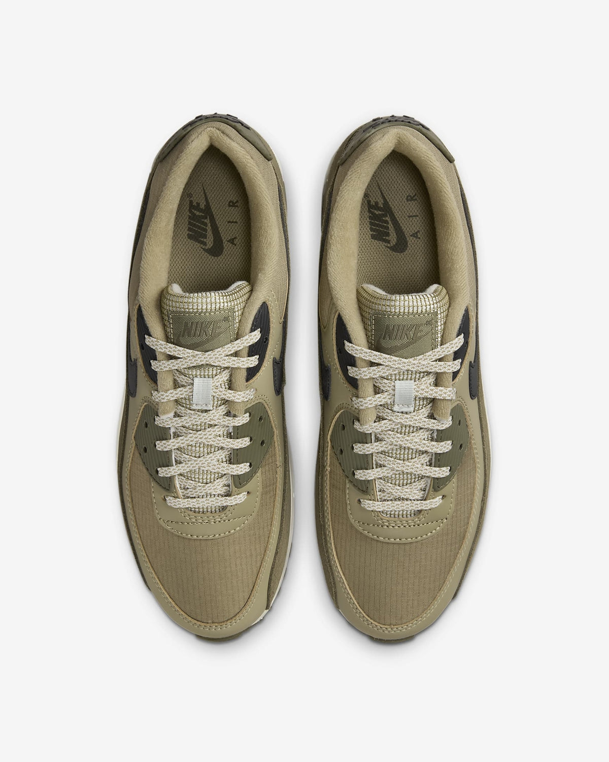 FB9657-200 Nike Air Max 90 Neutral Medium Olive Light Bone Black (Men's)