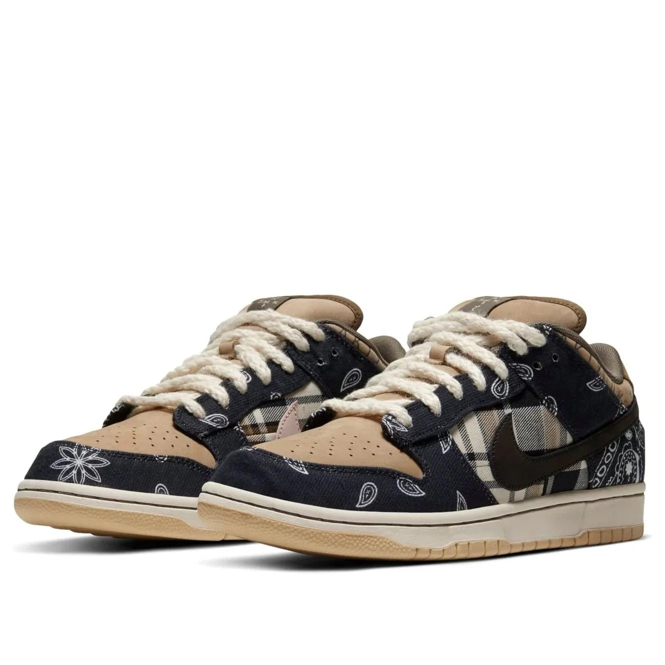 CT5053-001 Travis Scott Ã Nike SB Dunk Low "Black/Parachute Beige" (Men's)