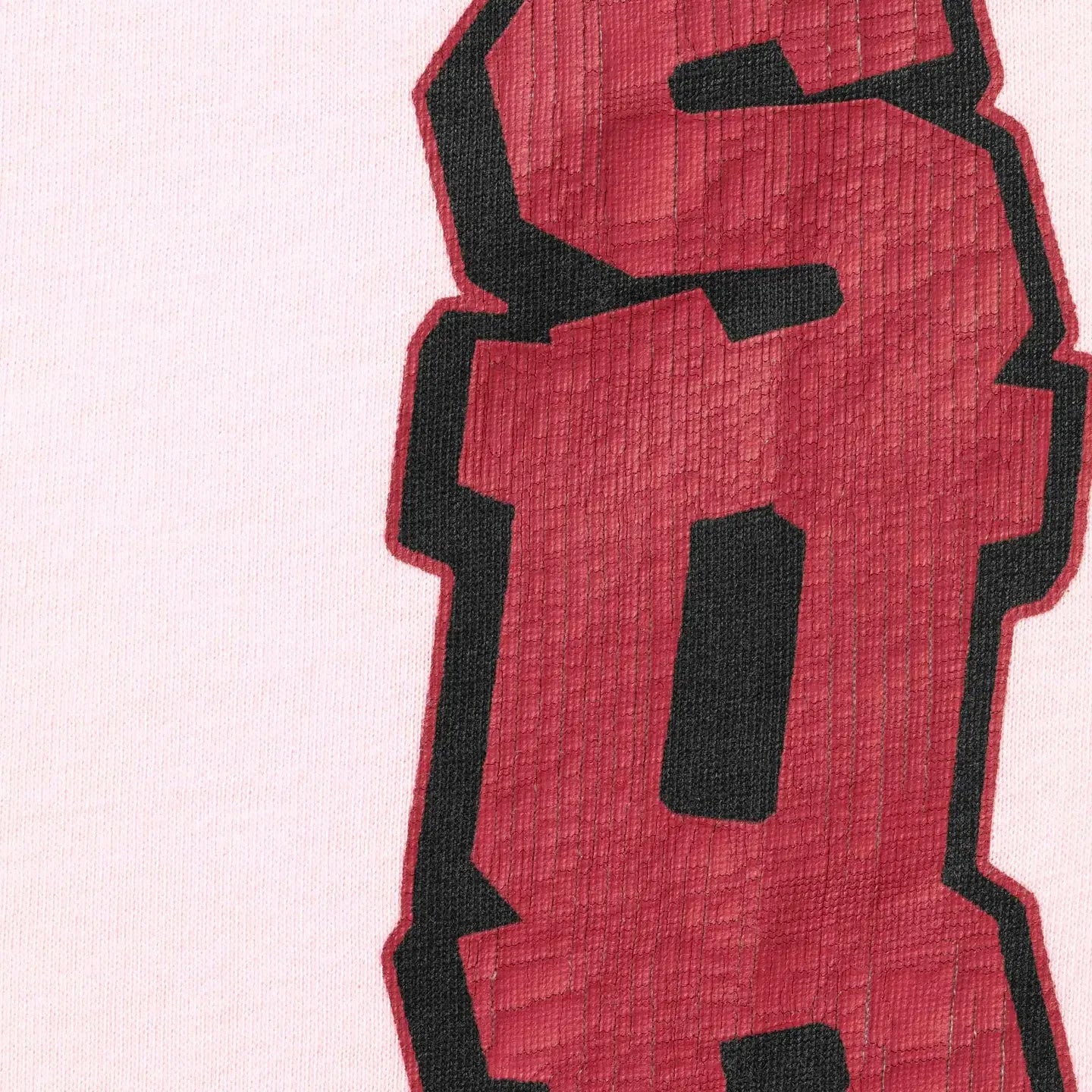 Supreme Cracked Sleeve L/S Top Washed Pink