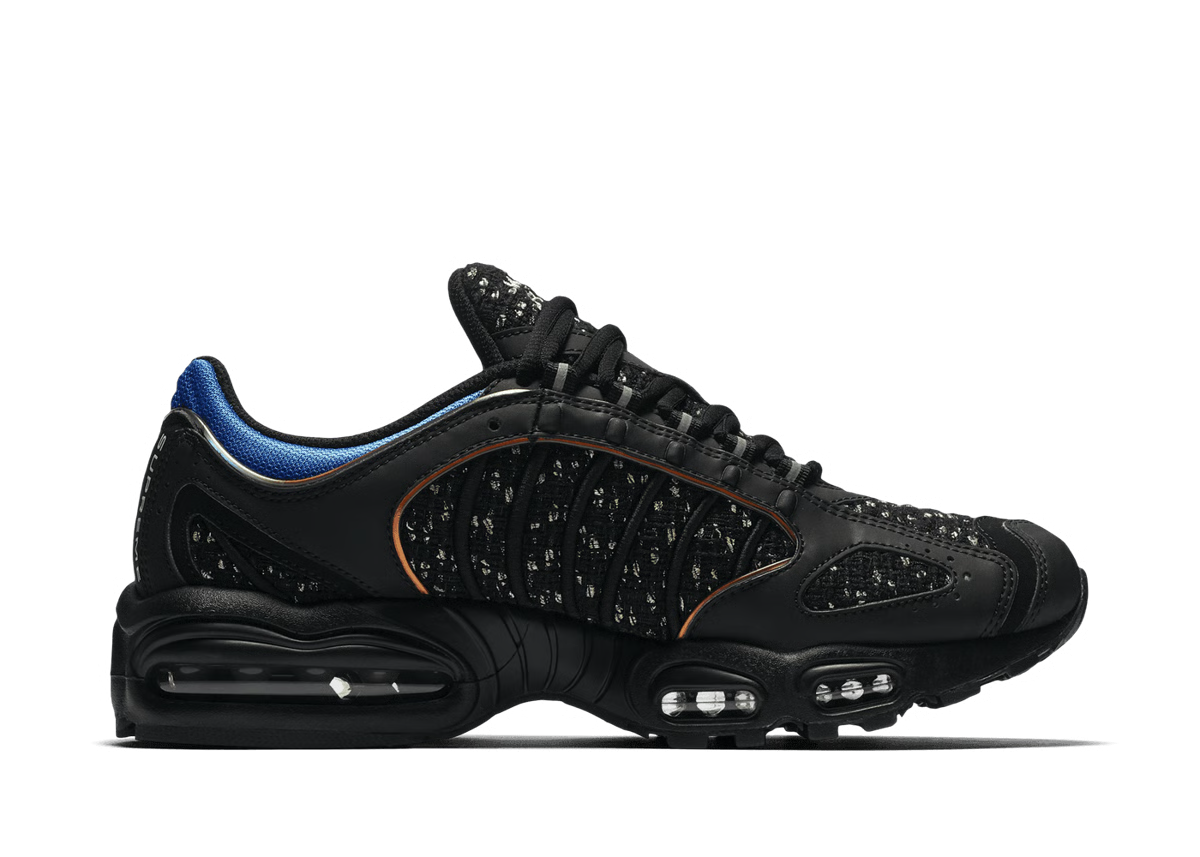 AT3854-001 Supreme Ã Nike Air Max Tailwind 4 "Black" (Men's)