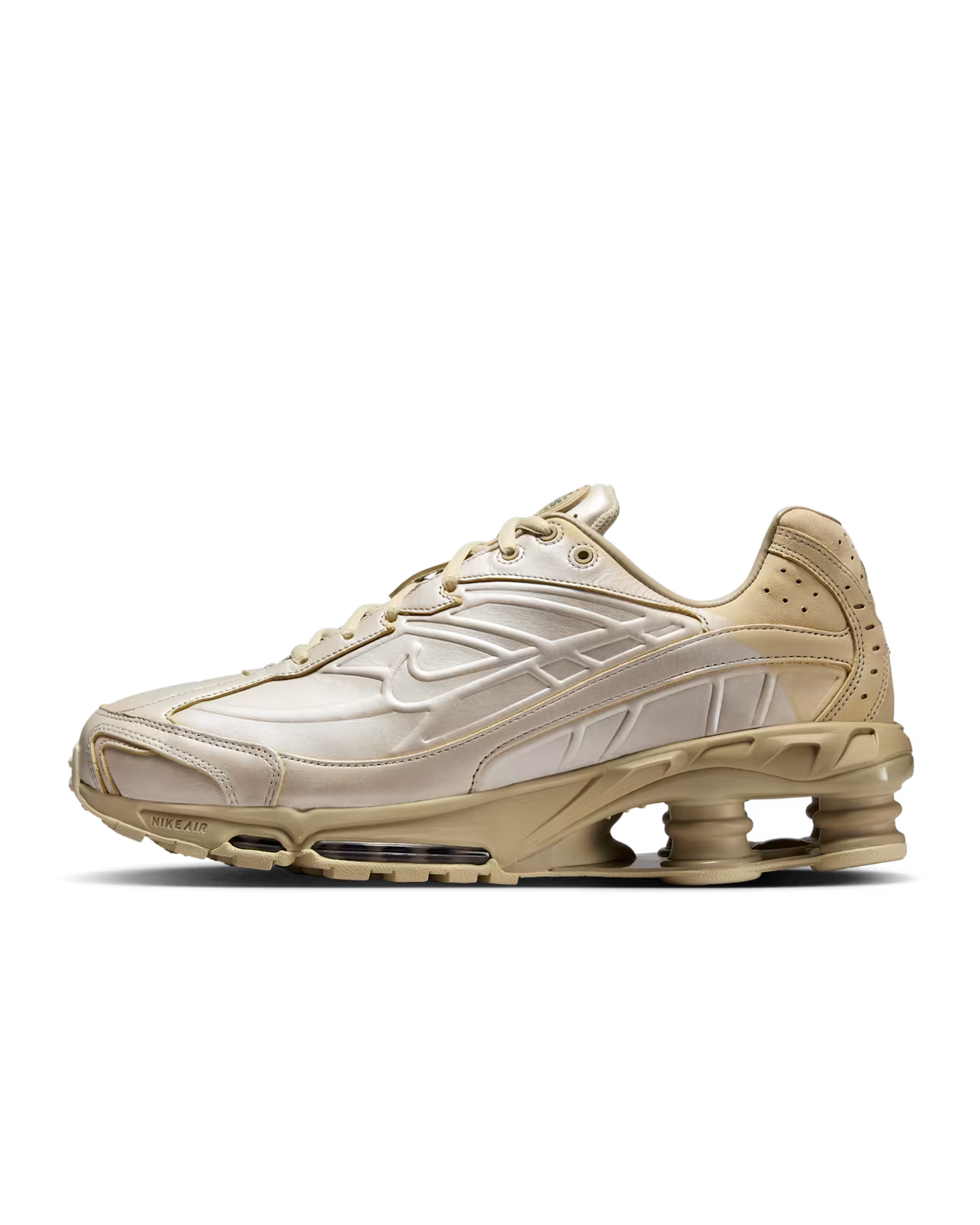 IH3653-095 Nike Shox Ride 2 Metallic Silver Desert Khaki (Men's)