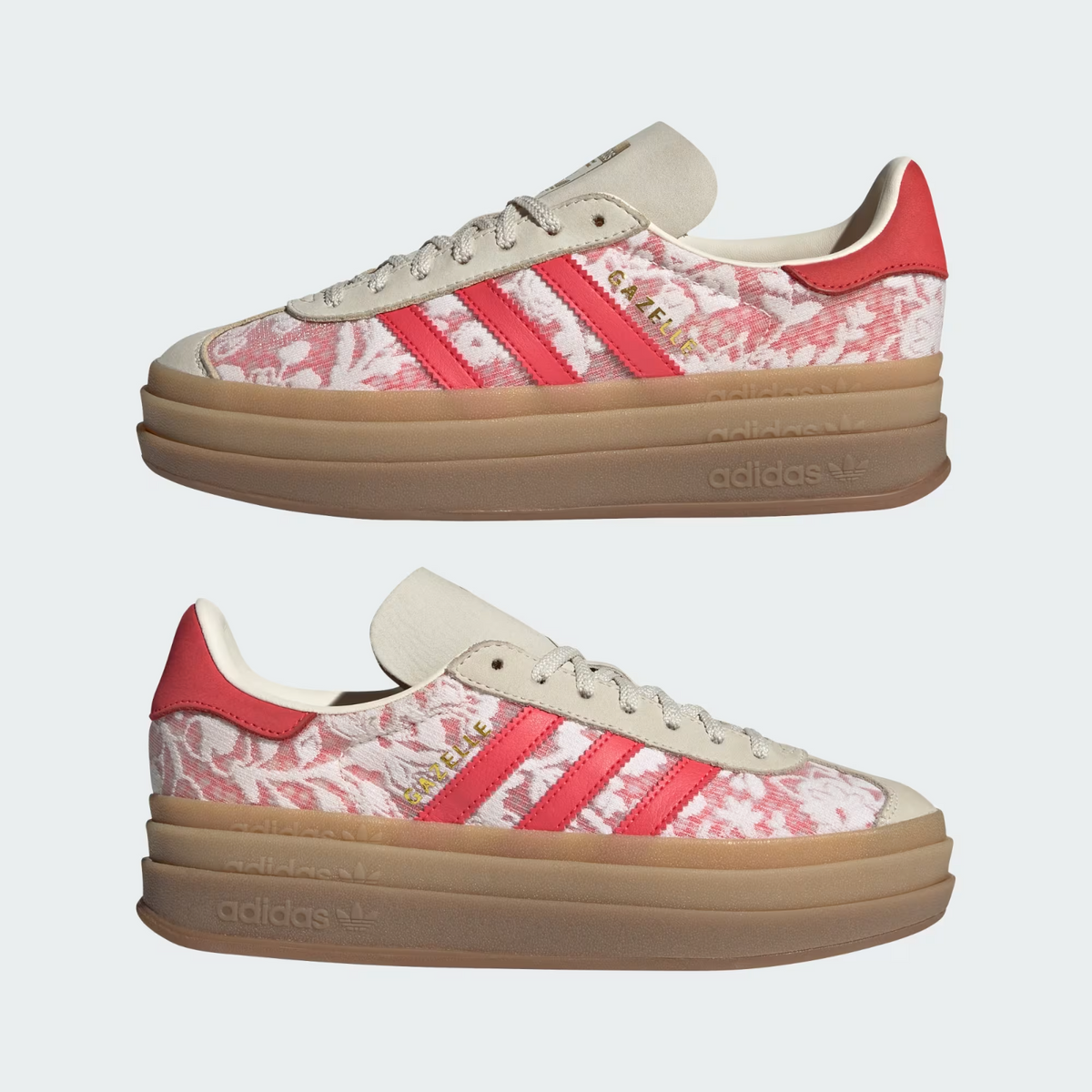 JR8885 Liberty London adidas Originals Gazelle Bold Better Scarlet (Women's)