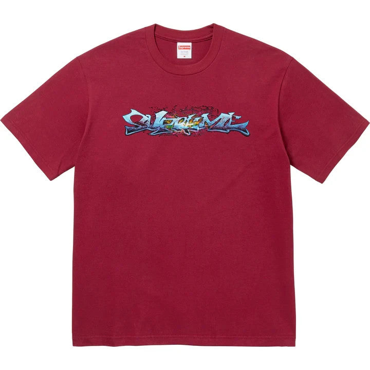 Supreme Tag Tee Cardinal