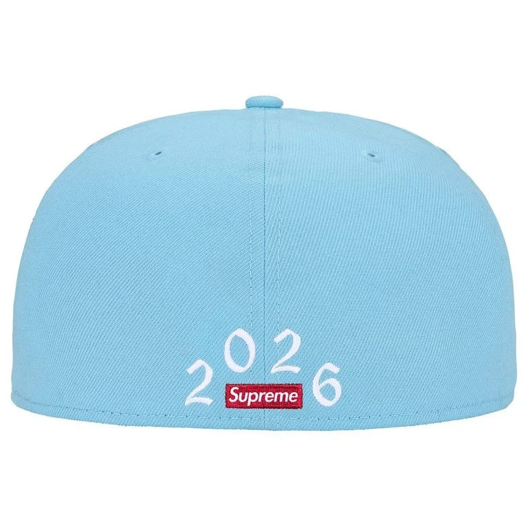 Supreme Devil S Logo New Era Light Blue