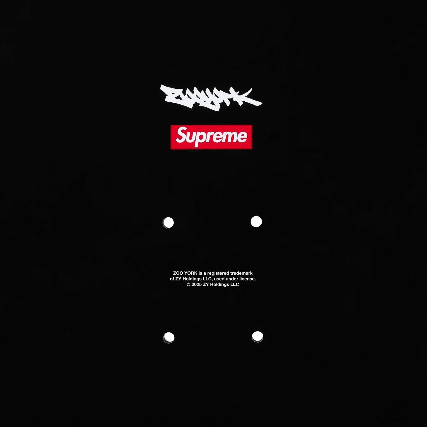 Supreme Zoo York Skateboard Black