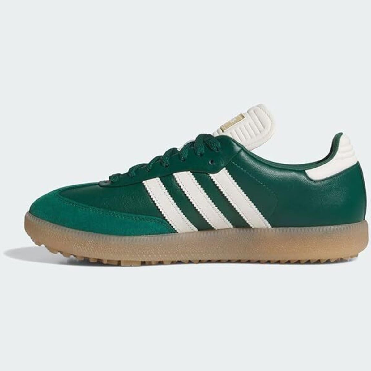JP8652 Adidas Samba Golf Full Grain Leather Collegiate Green Off White (Men's)