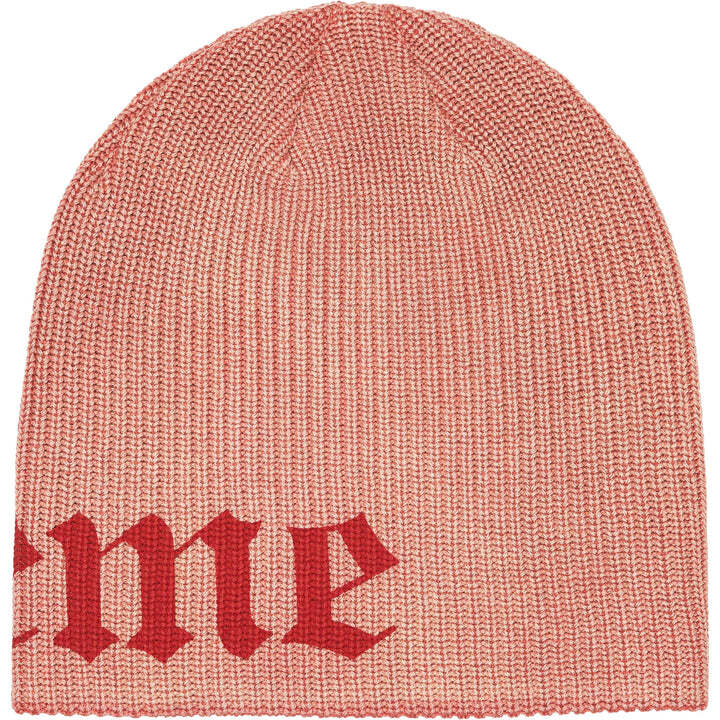 Supreme Old English Printed Beanie Red
