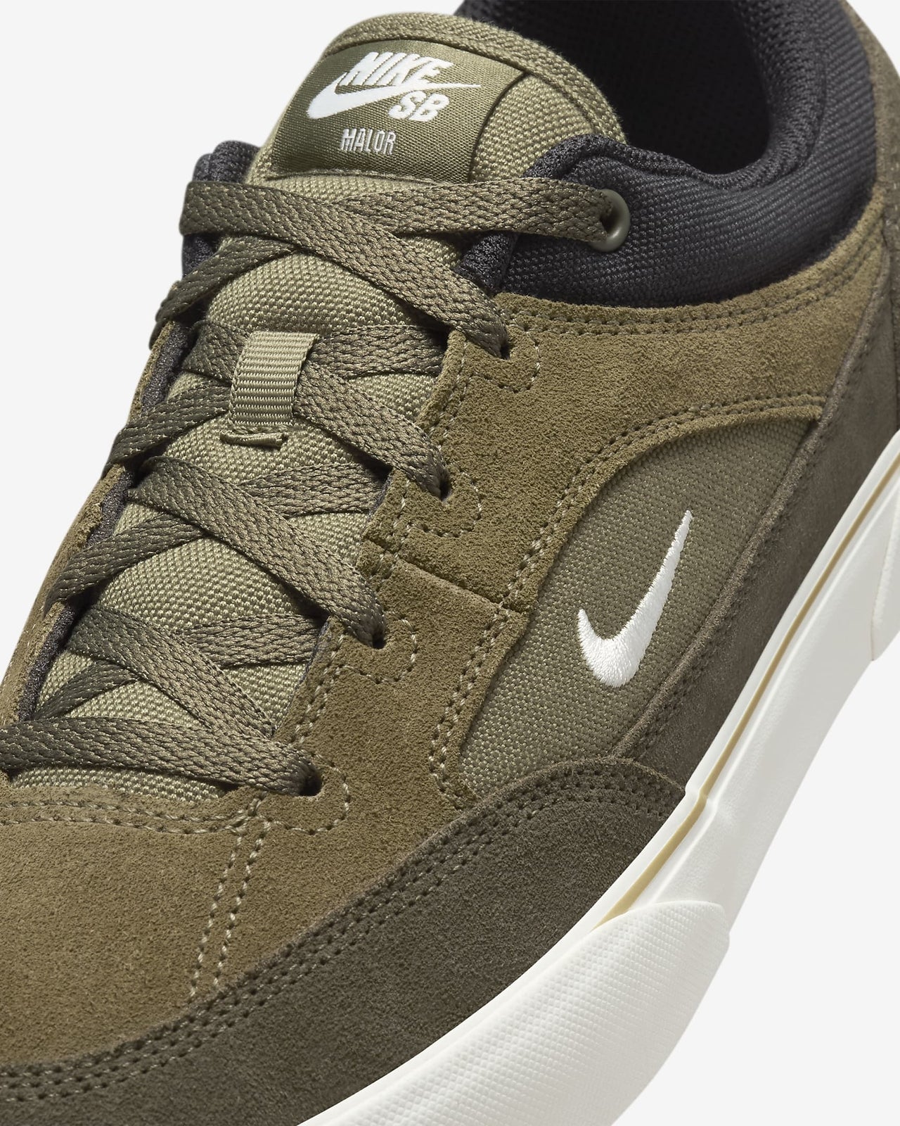 FV6064-200 Nike SB Malor Medium Olive Cargo Khaki Black Sail (Men's)