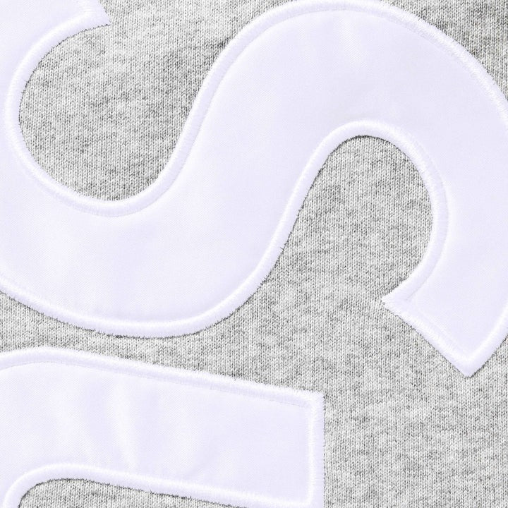 Supreme Satin Applique Sweatpant Heather Grey